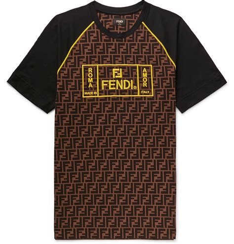 fendi new jersey|Fendi men's printed t shirts.